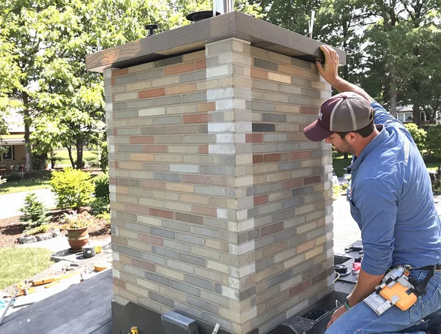 Florence-Graham Chimney Sweep completing a modern chimney remodel in Florence-Graham, CA