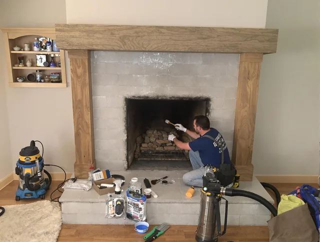 Detailed creosote removal process by Florence-Graham Chimney Sweep in Florence-Graham, CA