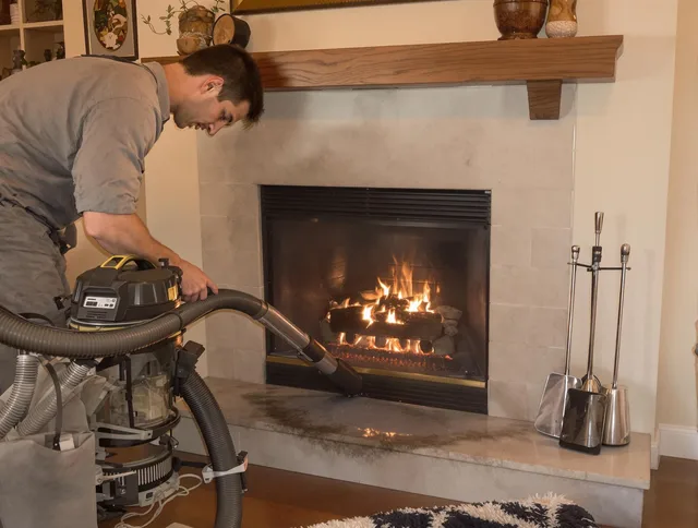 Routine fireplace upkeep by Florence-Graham Chimney Sweep in Florence-Graham, CA