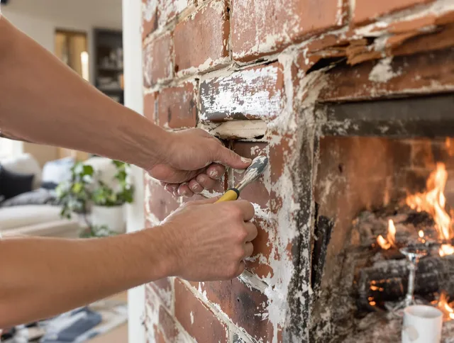 Routine fireplace repair by Florence-Graham Chimney Sweep in Florence-Graham, CA