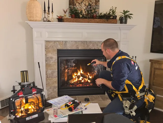Safety-focused fireplace inspection by Florence-Graham Chimney Sweep in Florence-Graham, CA