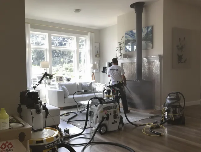 Soot removal service by Florence-Graham Chimney Sweep for a fireplace in Florence-Graham, CA